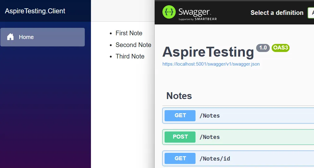 Frontend и Swagger-документация приложения