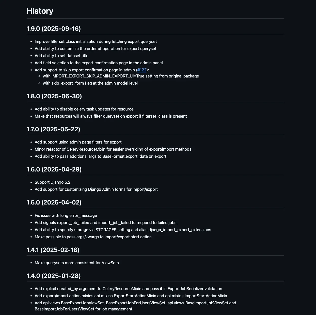 Содержимое HISTORY.md