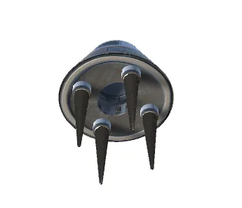 Spaceship bottom view